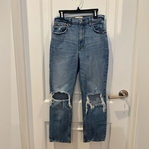 Abercrombie & Fitch Ultra High Rise Blue Jeans